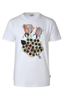 Marc Jacobs White Rose Print Tee - Lyst