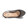 Valentino Carol Crystal Embellished Suede and Mesh Slingbacks in Black - Lyst