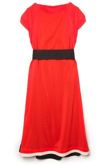 Vionnet Belted Color Block Dress - Lyst