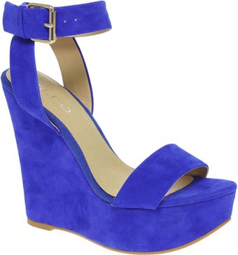 aldo Aldo Harvat Suede Wedge Sandals - Lyst