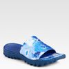 Christopher Kane Printed Silkblend Sandals in Blue (royal) - Lyst