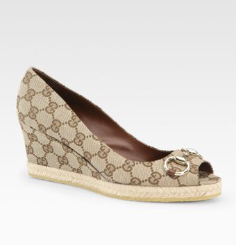  Charlotte Peep Toe Wedge Pumps 