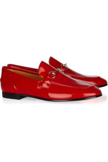 Gucci Horsebit-detailed Patent-leather Loafers - Lyst
