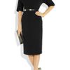 Jil Sander Longitude Structured Cottontwill Dress in Black - Lyst
