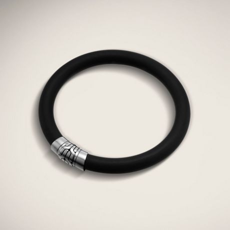 John Hardy Black Rubber Cord Bracelet in Black for Men (bm9422rbl.jpg) - Lyst