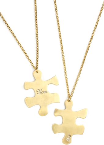 ModCloth We Fit Together Necklaces - Lyst