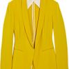 Rag & Bone Crepe Tuxedo Jacket in Yellow - Lyst