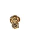 Yves Saint Laurent Arty Oval Ring in Silver - Lyst