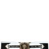 Balmain Bull Head Emblem Leather Waist Belt in White (black) - Lyst