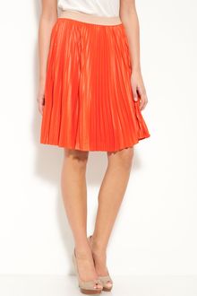 BCBGMAXAZRIA Pleated Skirt - Lyst