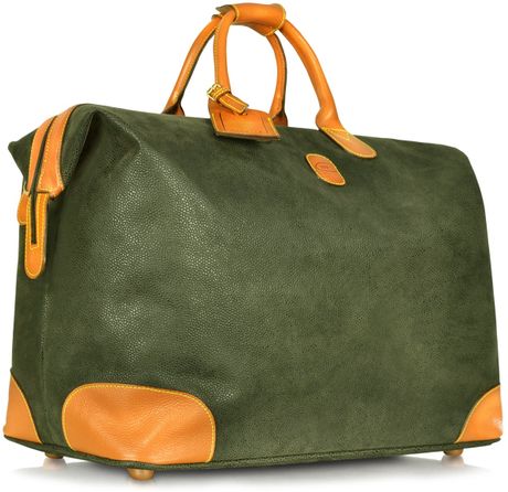 Bric's Life - Holdall Travel Bag in Green for Men (brown ...