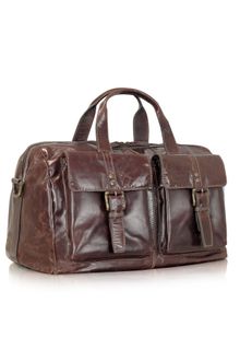 Fossil Dayton - Genuine Leather Duffle Bag - Lyst