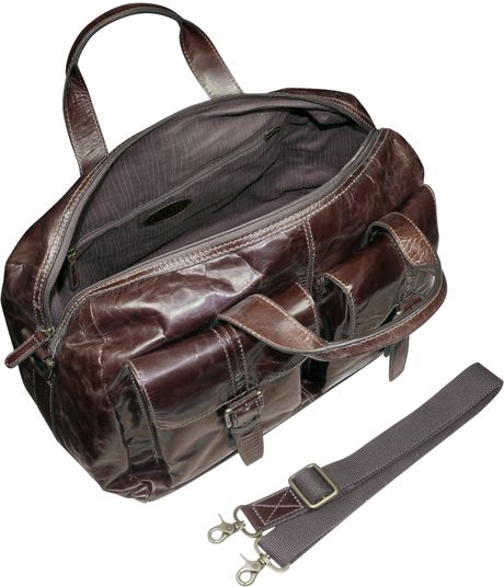 fossil mens duffle bag