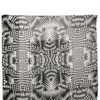Gareth Pugh Chiffon Printed Scarf in Black - Lyst