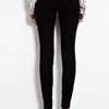 Joseph Black Leather Panel Trouser in Black - Lyst