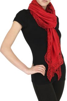 Marucelli Jersey and Lace Scarf - Lyst