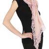 Marucelli Jersey and Lace Scarf in Pink (rose) - Lyst