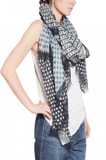 Stella McCartney Printed Woven Modal Silk Foulard - Lyst