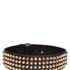 Versace 6cm Studded Smooth Leather Belt in Black - Lyst