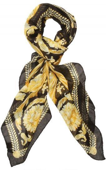 Versace Printed Woven Modal Linen Scarf - Lyst