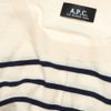A.p.c. Breton Stripe Wool Sweater in White for Men - Lyst