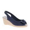 Asos Asos Hawaii Espadrille Slingback Wedge in Blue (navy) - Lyst
