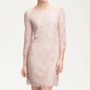 Diane Von Furstenberg Dress Zarita Lace in Beige (nude) - Lyst