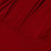 Donna Karan New York Draped Stretchjersey Dress in Red - Lyst