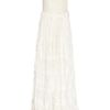 Lanvin Tulletrimmed Lace Gown in Beige (ivory) - Lyst