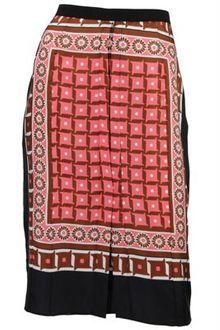 Marni Printed Silk Skirt - Lyst