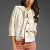 Milly Rena Jacket in Beige (ivory) - Lyst