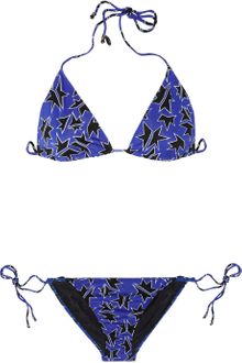 Miu Miu Printed Triangle Bikini - Lyst