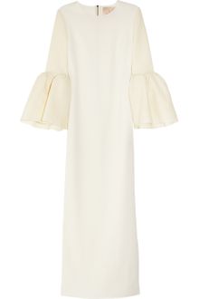 Roksanda Ilincic Dubois Wool and Cotton-blend Crepe Gown - Lyst