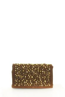 Sara Berman Max Studded Clutch - Bubble Brown - Lyst