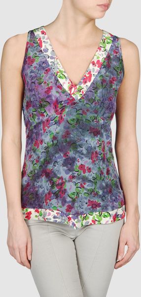 Compagnia Italiana Floral Tops - Lyst