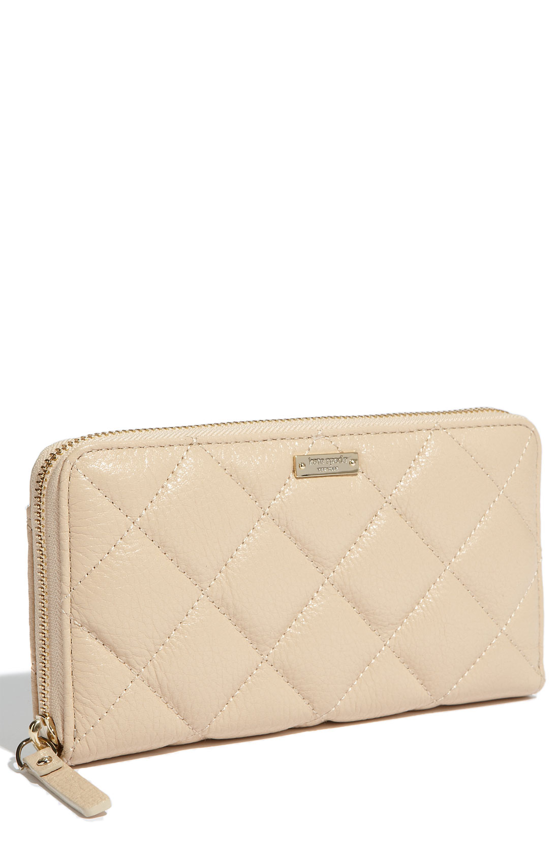Kate Spade Gold Coast Lacey Zip Around Wallet in Beige (cashew) Lyst