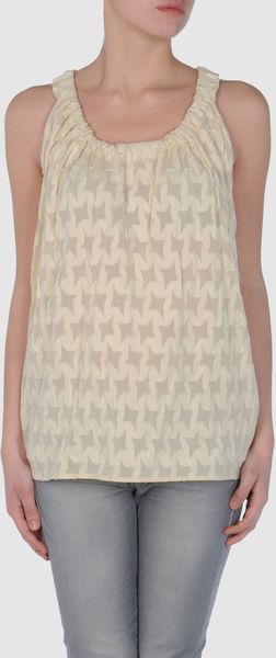 Marni Top in Beige (ivory) - Lyst