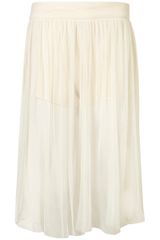 Topshop Mesh Midi Skirt By Rare**