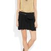 Isabel Marant Olan Pleated Crepe Mini Skirt in Black - Lyst