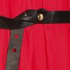 Isabel Marant Fly Gathered Washedgeorgette Dress in Red - Lyst