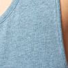 Asos Vest With Extreme Racer Back in Blue for Men (bluemarl) - Lyst