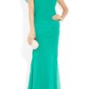 Alberta Ferretti Silkchiffon Gown in Green (emerald) - Lyst