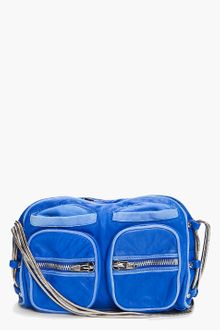Alexander Wang Blue Brenda Zip Chain Bag - Lyst