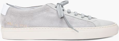 common projects gray suede