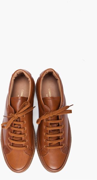 common projects tan sneakers