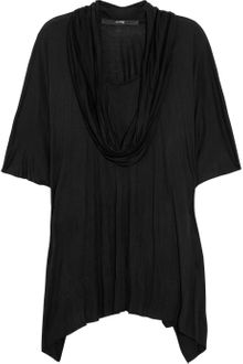 Cut25 Cowl Neck Batwing Jersey Top - Lyst