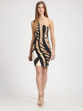 Donna Karan New York Serpent Print Dress - Lyst