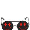 Jeremy Scott Shiny Smile Sunglasses in Black for Men - Lyst