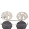 Jeremy Scott Shiny Smile Sunglasses in Silver for Men - Lyst