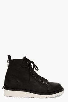 Kris Van Assche Chunky Leather Sneakers - Lyst